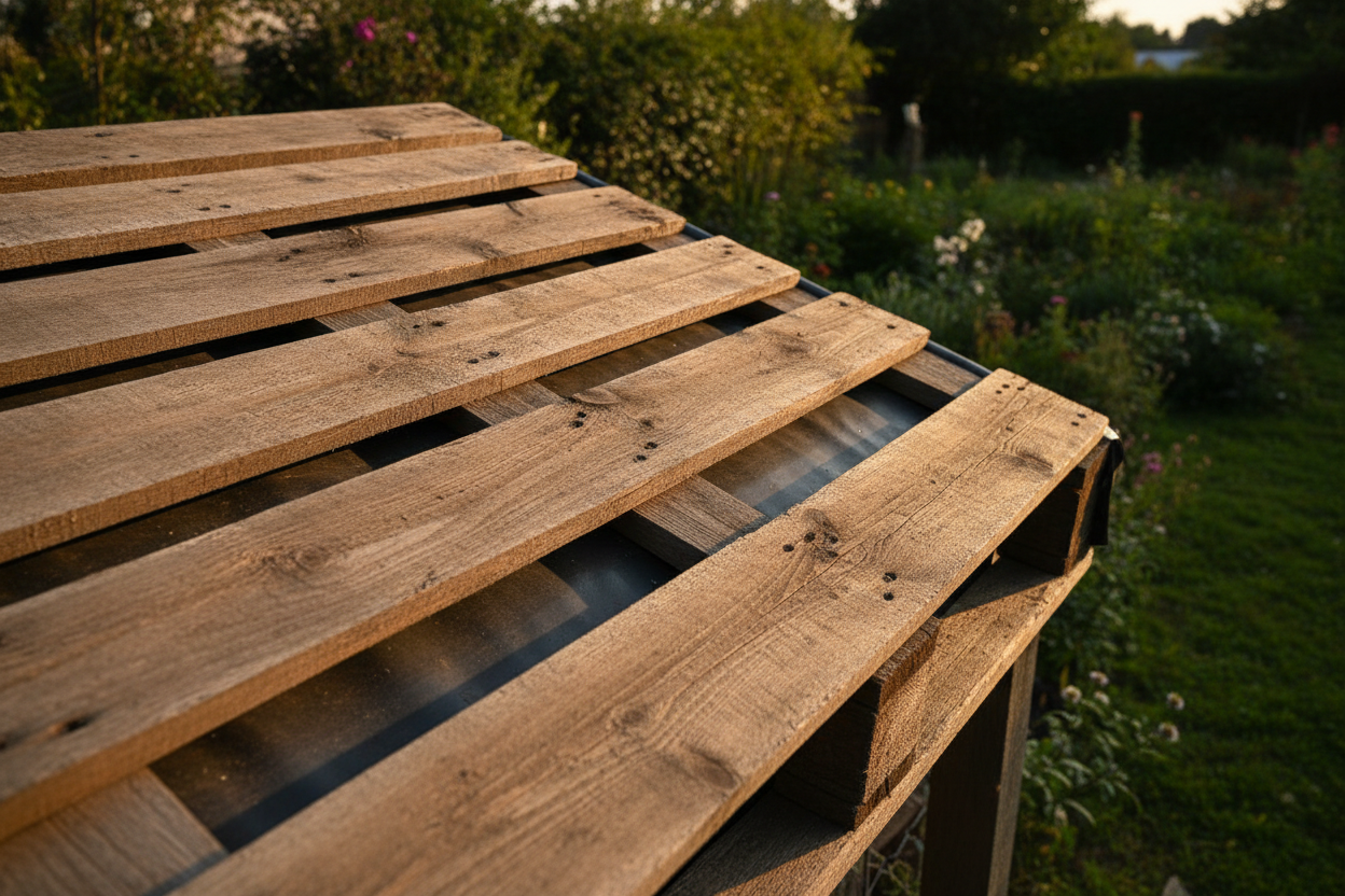 Toiture en bois de palette : ce que personne ne vous dit avant de se lancer