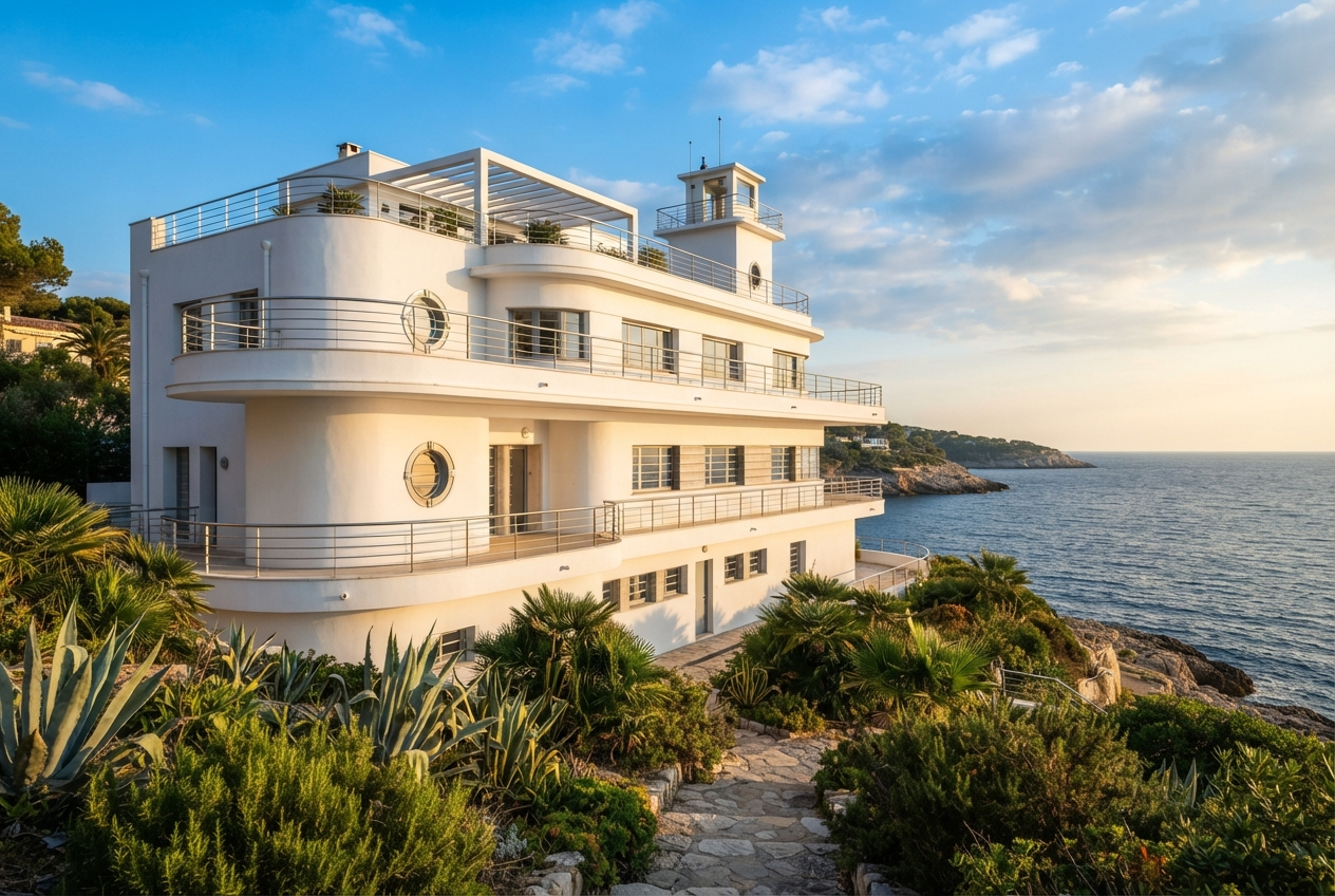 Villa paquebot : histoire, architecture et séjour dans un chef-d’œuvre moderniste