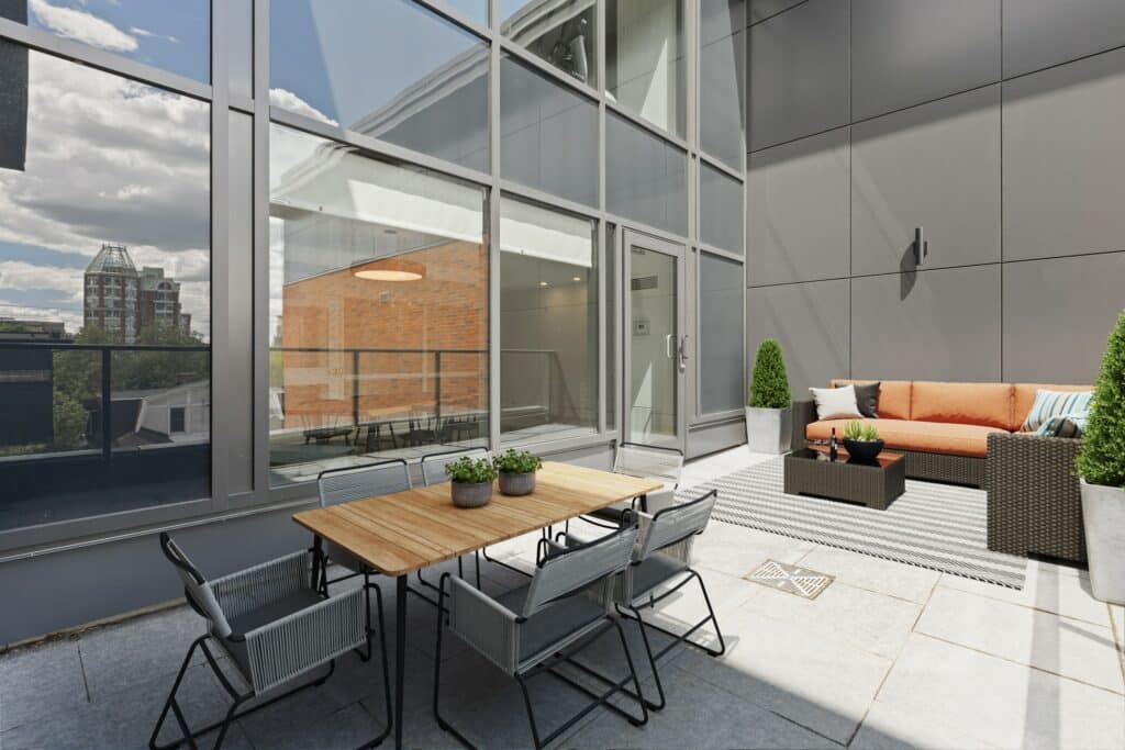 appartement terrasse moderne